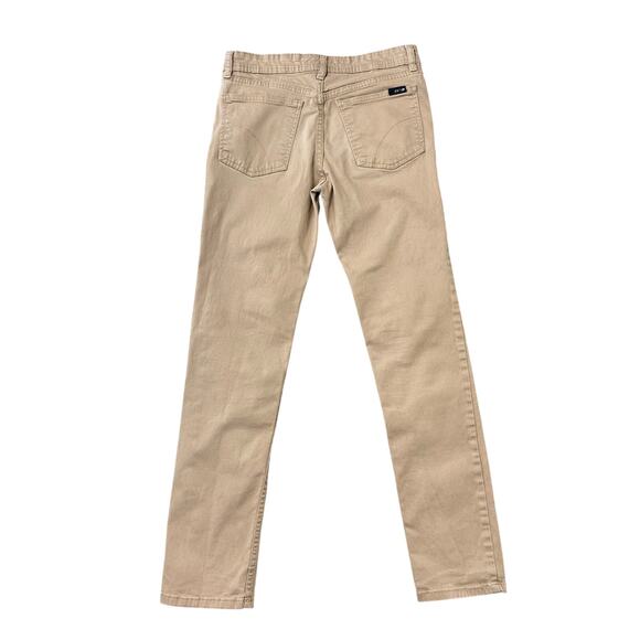 Joe's Jeans Girls Straight Mid Rise Chino Pants in Tan - Picture 2 of 8